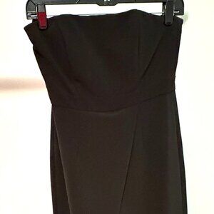 WHBM Strapless Black Jumpsuit
